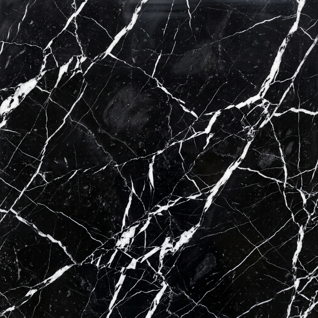 Nero Marquina marble slab